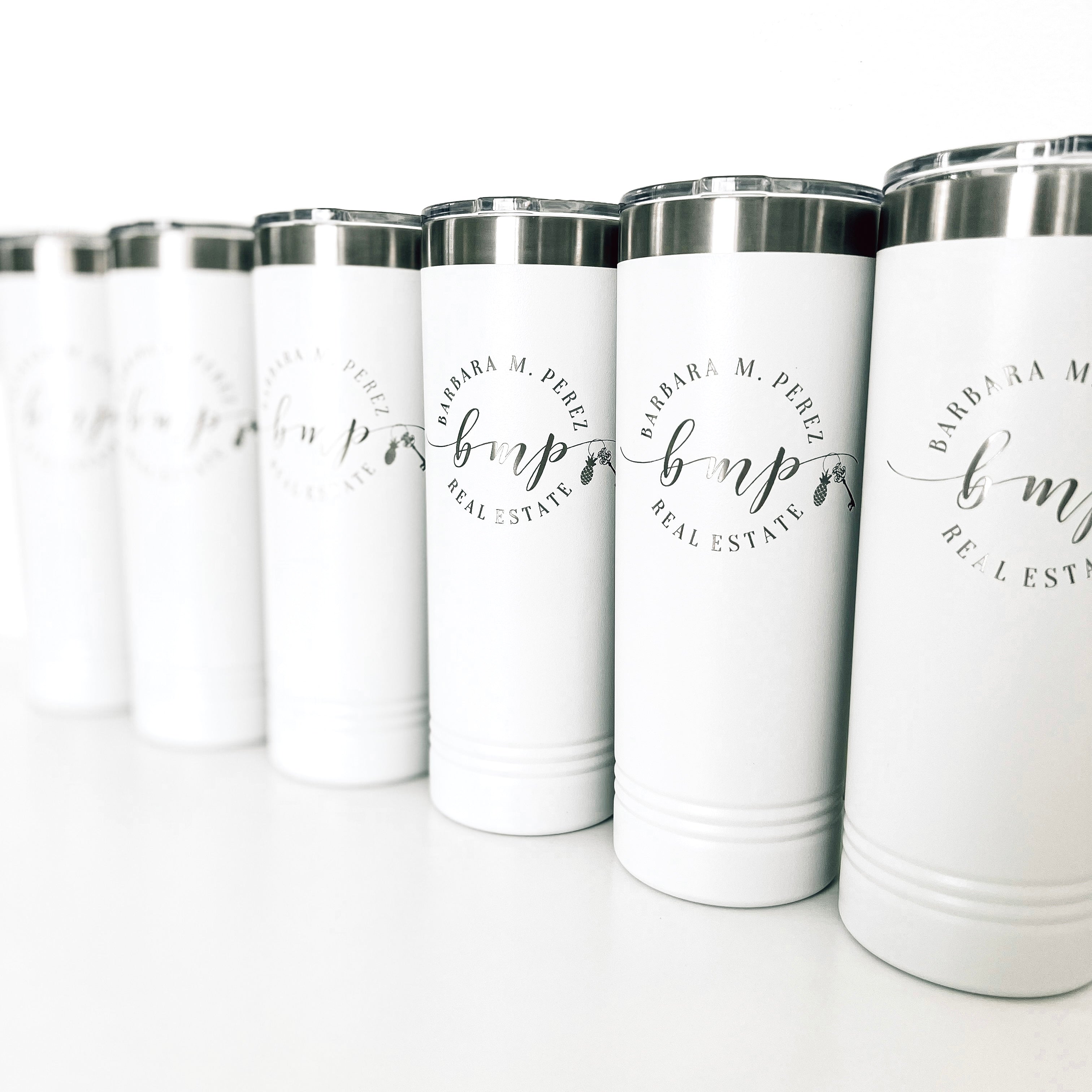 Branded Drinkware for Real Estate Agents Branded Tumblers for