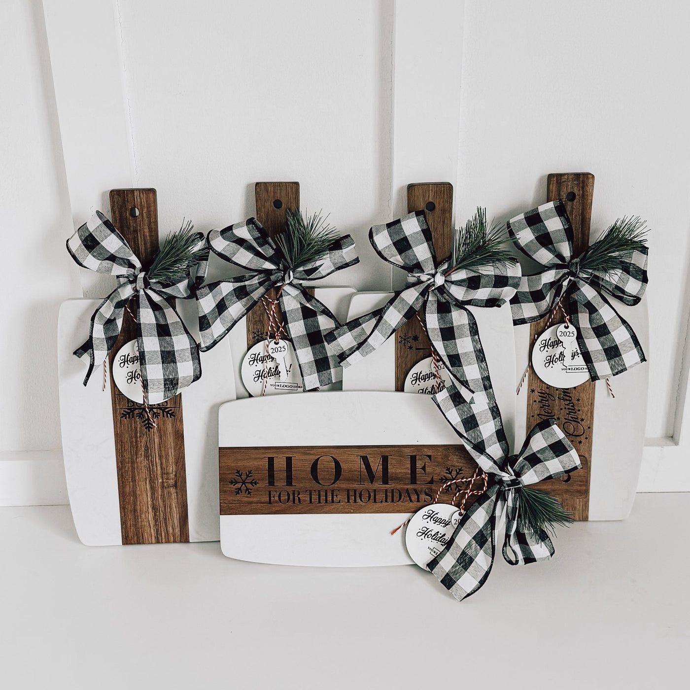 Custom Holiday Boards with Ornament