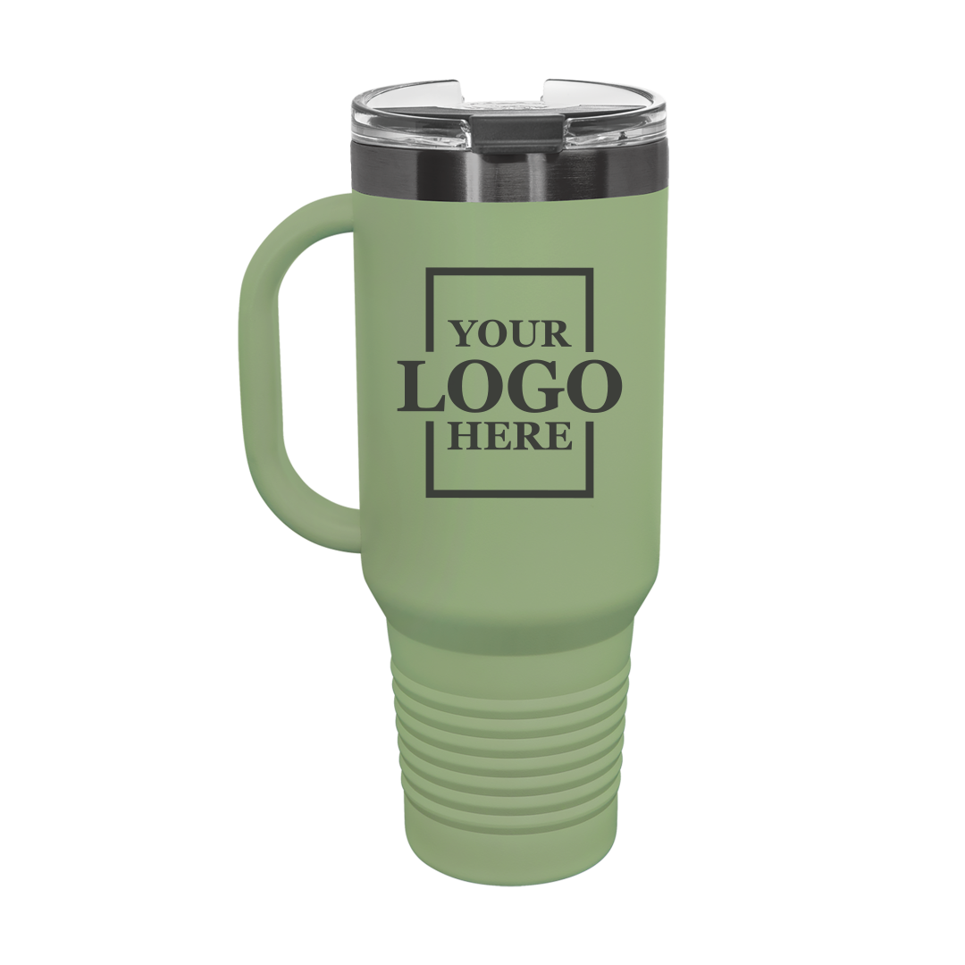 40 oz Travel Mug with Straw
