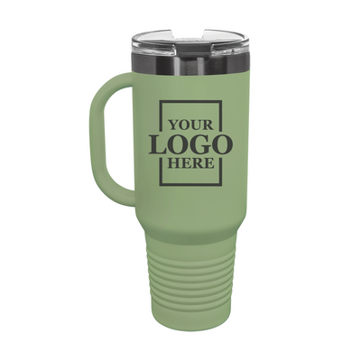 40 oz Travel Mug with Straw