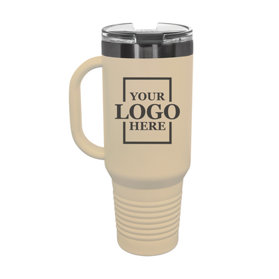 40 oz Travel Mug with Straw