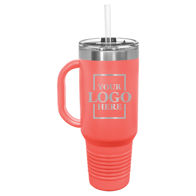 40 oz Travel Mug with Straw