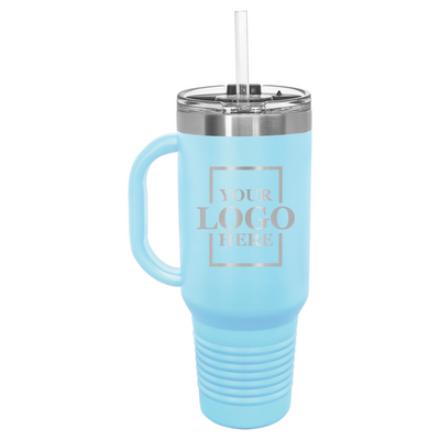 40 oz Travel Mug with Straw