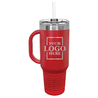 40 oz Travel Mug with Straw