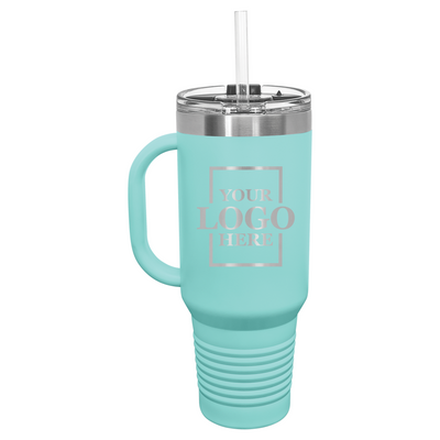 40 oz Travel Mug with Straw