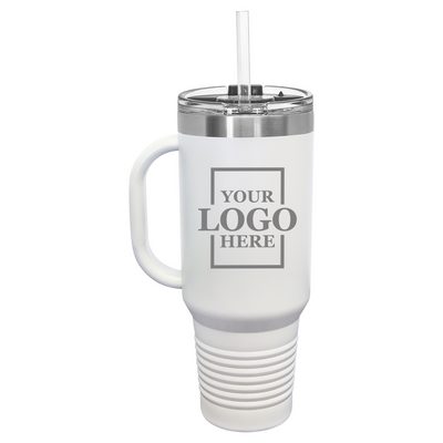 40 oz Travel Mug with Straw