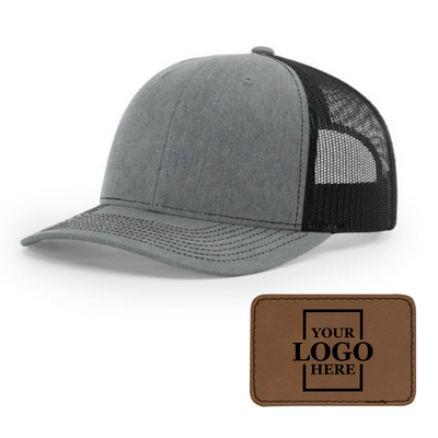 Branded Trucker Snapback Hat - Rectangle Patch