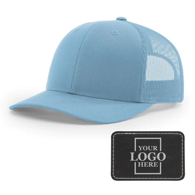 Branded Trucker Snapback Hat - Rectangle Patch