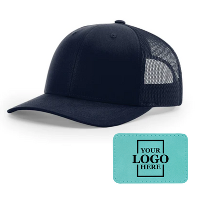 Branded Trucker Snapback Hat - Rectangle Patch