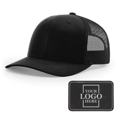 Branded Trucker Snapback Hat - Rectangle Patch