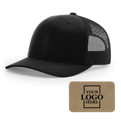 Branded Trucker Snapback Hat - Rectangle Patch