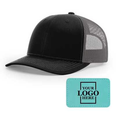 Branded Trucker Snapback Hat - Rectangle Patch
