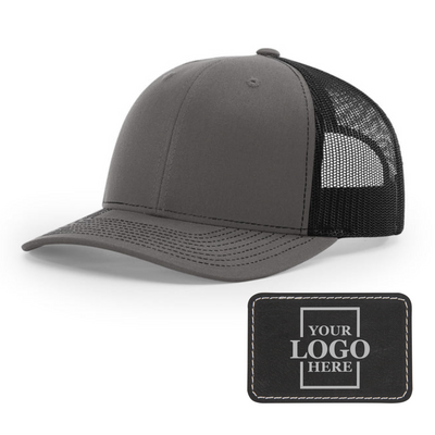 Branded Trucker Snapback Hat - Rectangle Patch