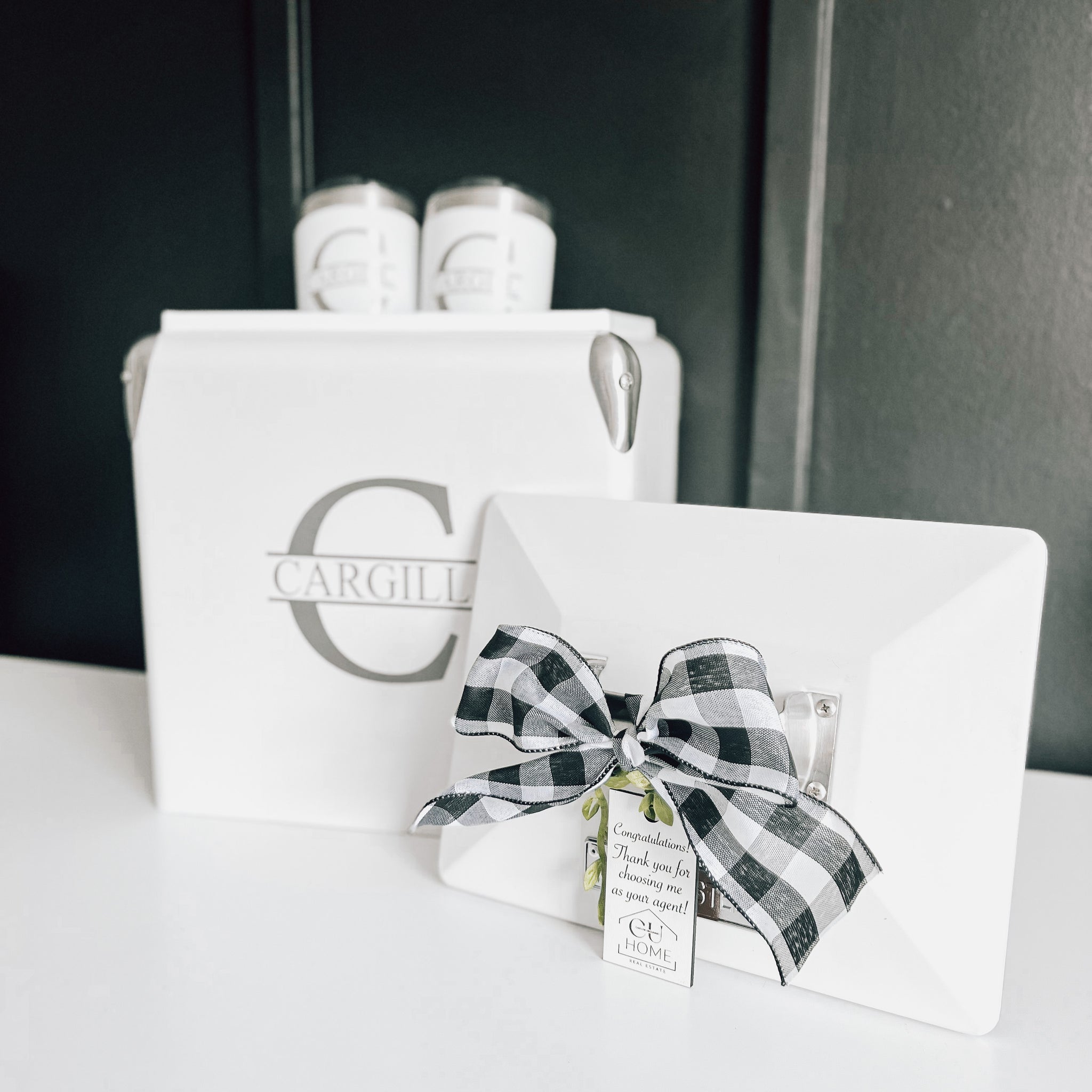 Custom Closing Gift Set - Steel Cooler