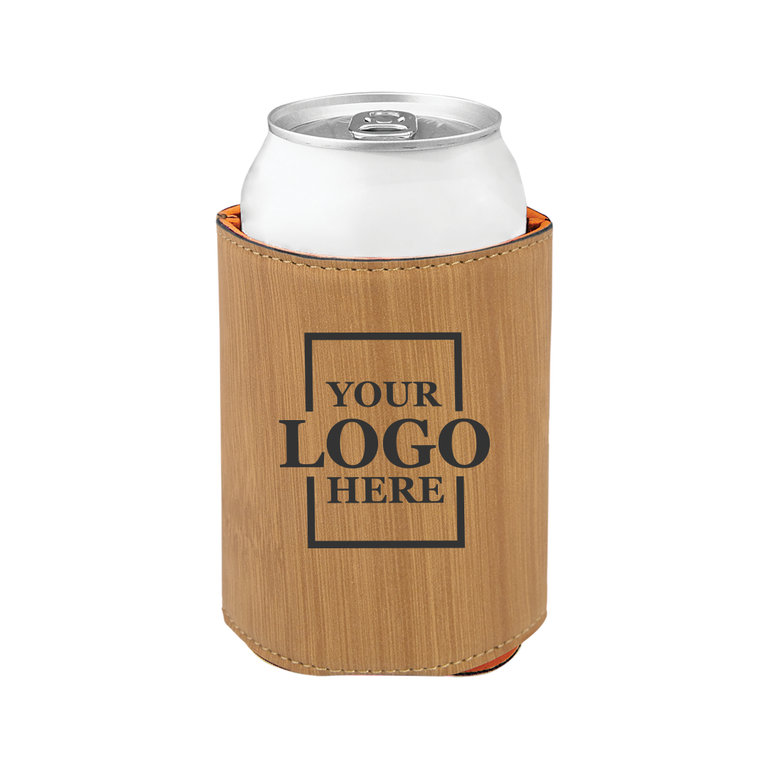 leatherette koozie real estate merch Realtor Branded Merch real estate gift Custom Closing Gift realtor Gift Customer Gift client Gift Personalized koozie drinkware promotional products branded koozie real estate team merch team  gifts realtor drinkware