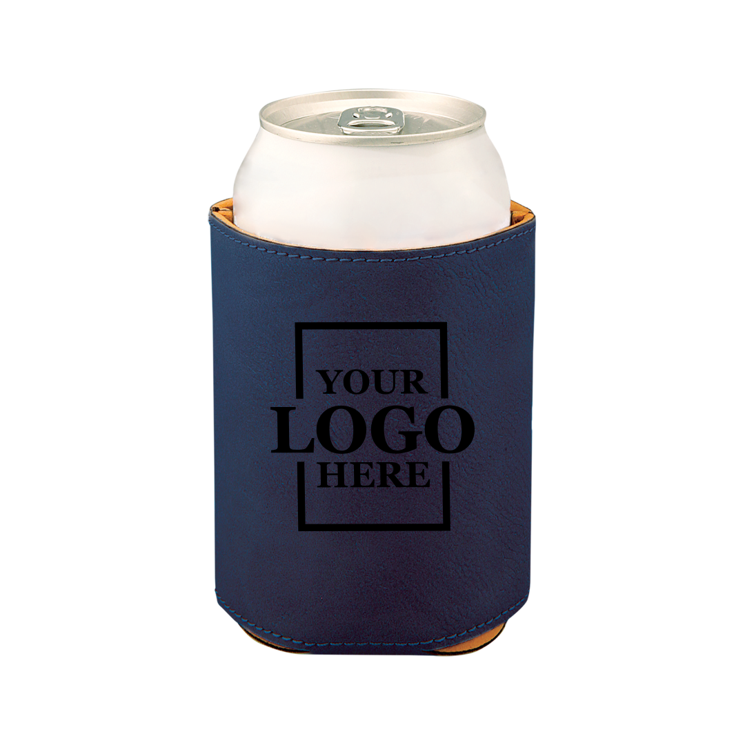 leatherette koozie real estate merch Realtor Branded Merch real estate gift Custom Closing Gift realtor Gift Customer Gift client Gift Personalized koozie drinkware promotional products branded koozie real estate team merch team  gifts realtor drinkware