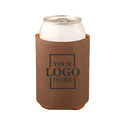 leatherette koozie real estate merch Realtor Branded Merch real estate gift Custom Closing Gift realtor Gift Customer Gift client Gift Personalized koozie drinkware promotional products branded koozie real estate team merch team  gifts realtor drinkware