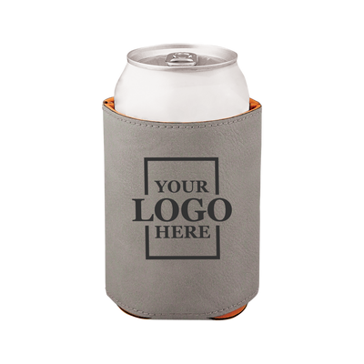 leatherette koozie real estate merch Realtor Branded Merch real estate gift Custom Closing Gift realtor Gift Customer Gift client Gift Personalized koozie drinkware promotional products branded koozie real estate team merch team  gifts realtor drinkware