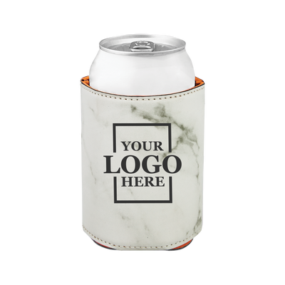 leatherette koozie real estate merch Realtor Branded Merch real estate gift Custom Closing Gift realtor Gift Customer Gift client Gift Personalized koozie drinkware promotional products branded koozie real estate team merch team  gifts realtor drinkware