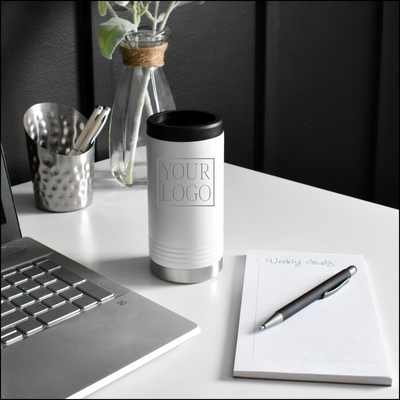 Branded slim koozie slim can koozie Branded Drinkware Realtor Branded Merch Engraved slim koozie Custom Closing Gift Client Gift Customer Gift Employee Gift Personalized slim koozie drinkware promotional products promotional drinkware real estate team merch team gifts birthday gifts realtor drinkware