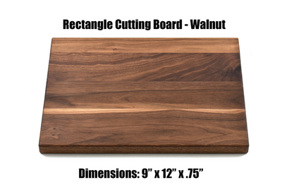 Real estate gift of a medium maple rectangle cutting board 