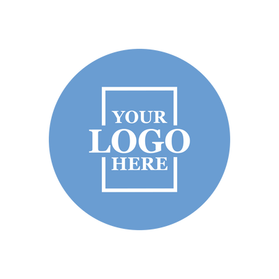 Real estate promotional gift of custom branded pop sockets in blue with white printing