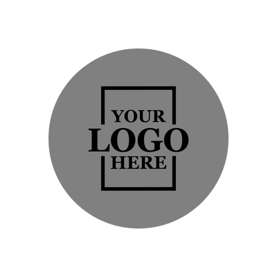 Real estate promotional gift of custom branded pop sockets in gray with black printing