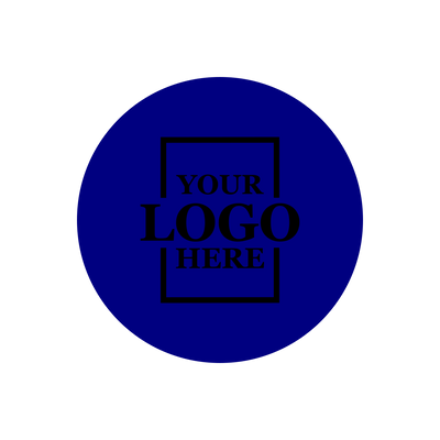 Real estate promotional gift of custom branded pop sockets in navy with black