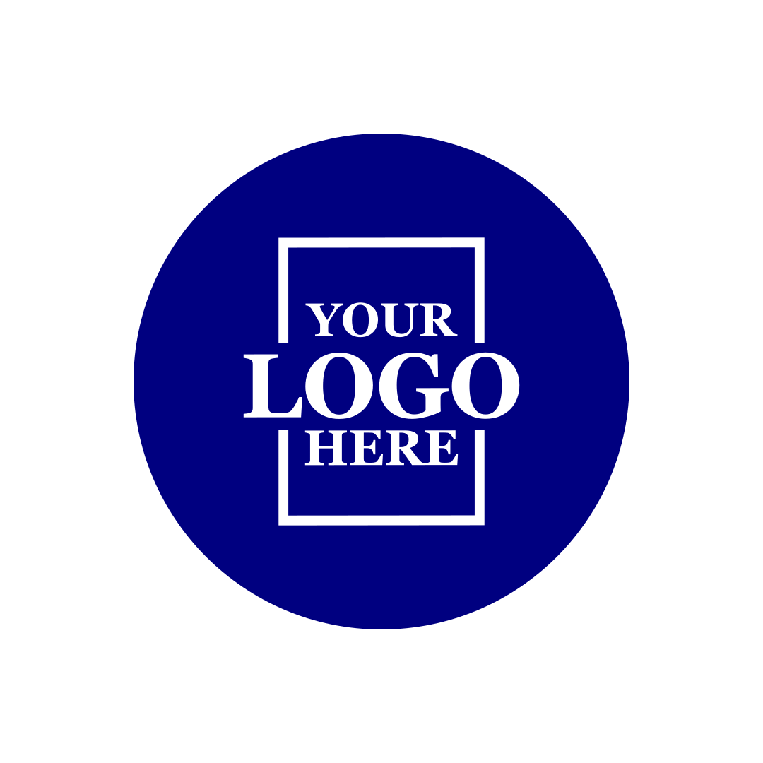 Real estate promotional gift of custom branded pop sockets in navy with white printing