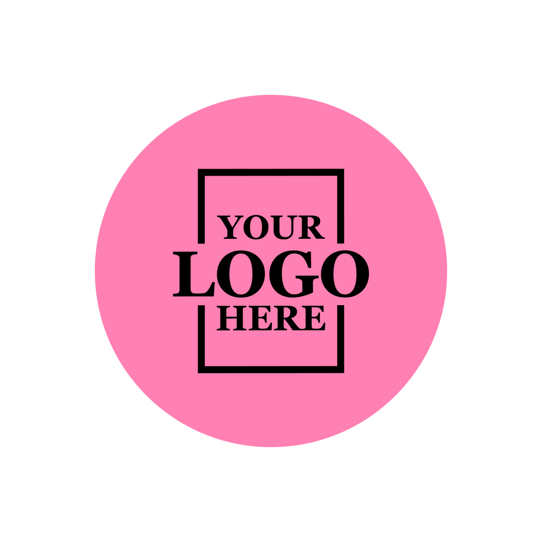 Real estate promotional gift of custom branded pop sockets in pink with black printing