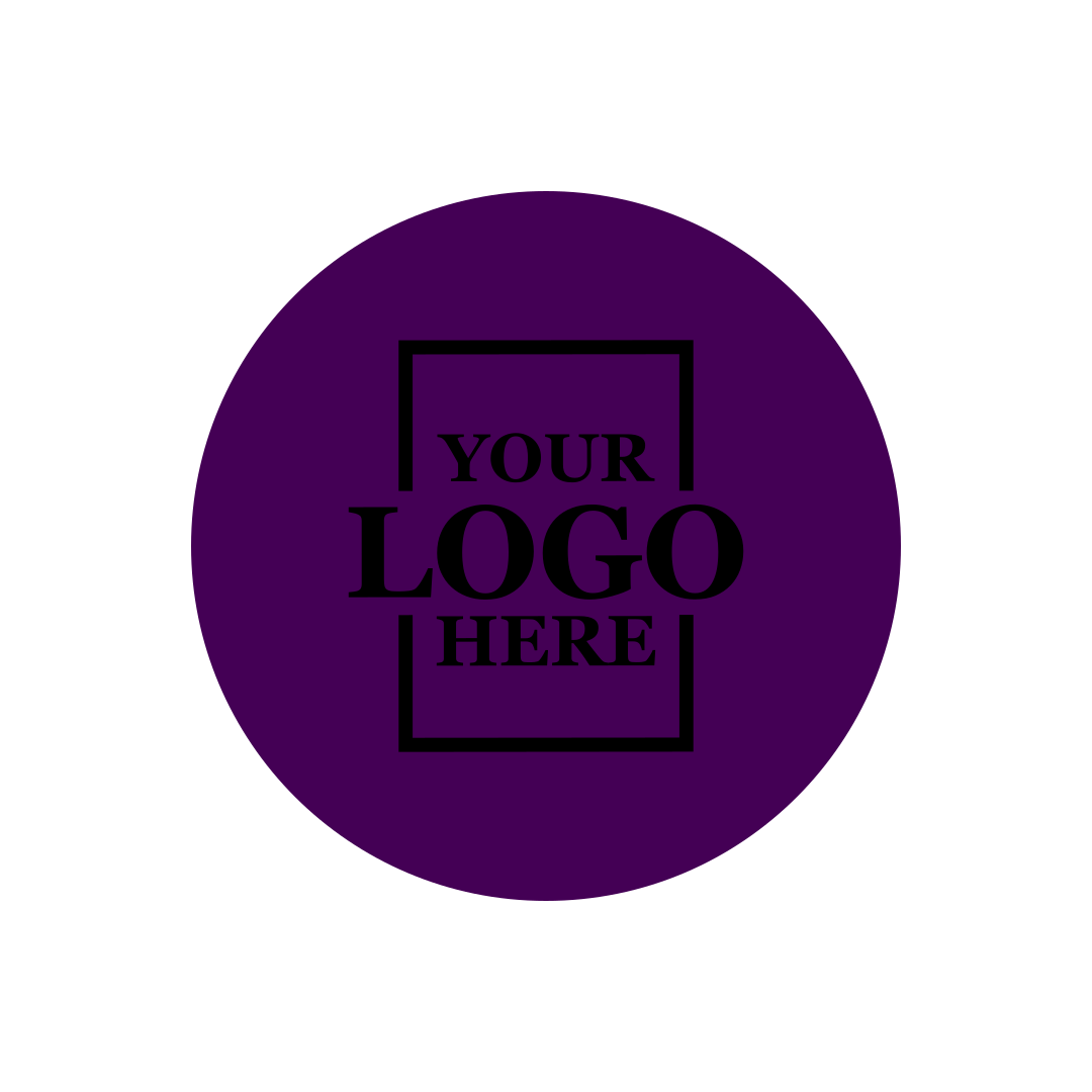 Real estate promotional gift of custom branded pop sockets in purple with black printing