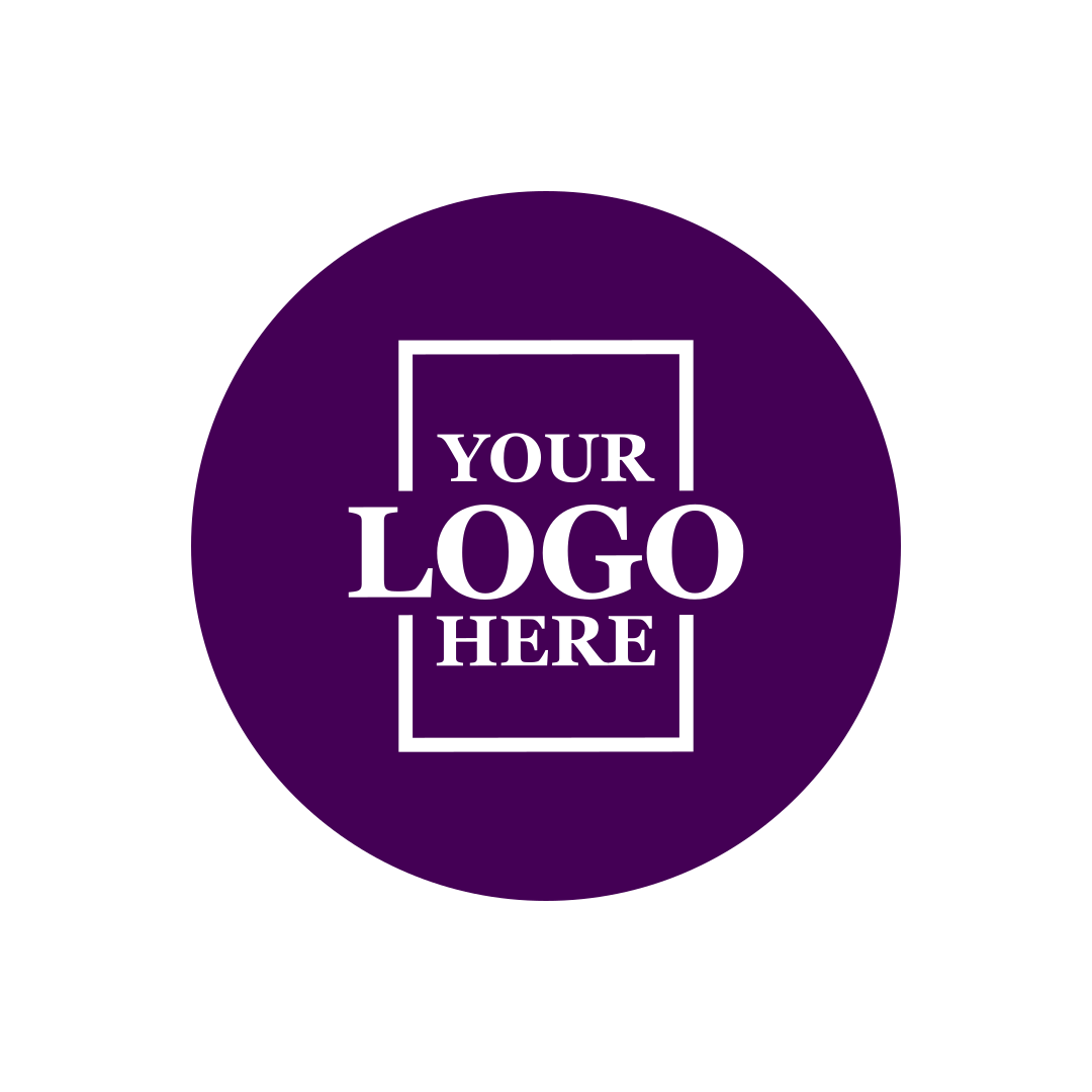 Real estate promotional gift of custom branded pop sockets in purple with white printing