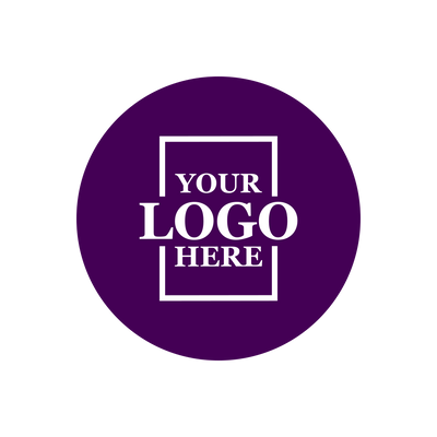 Real estate promotional gift of custom branded pop sockets in purple with white printing