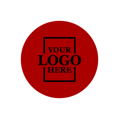 Real estate promotional gift of custom branded pop sockets in red with black printing