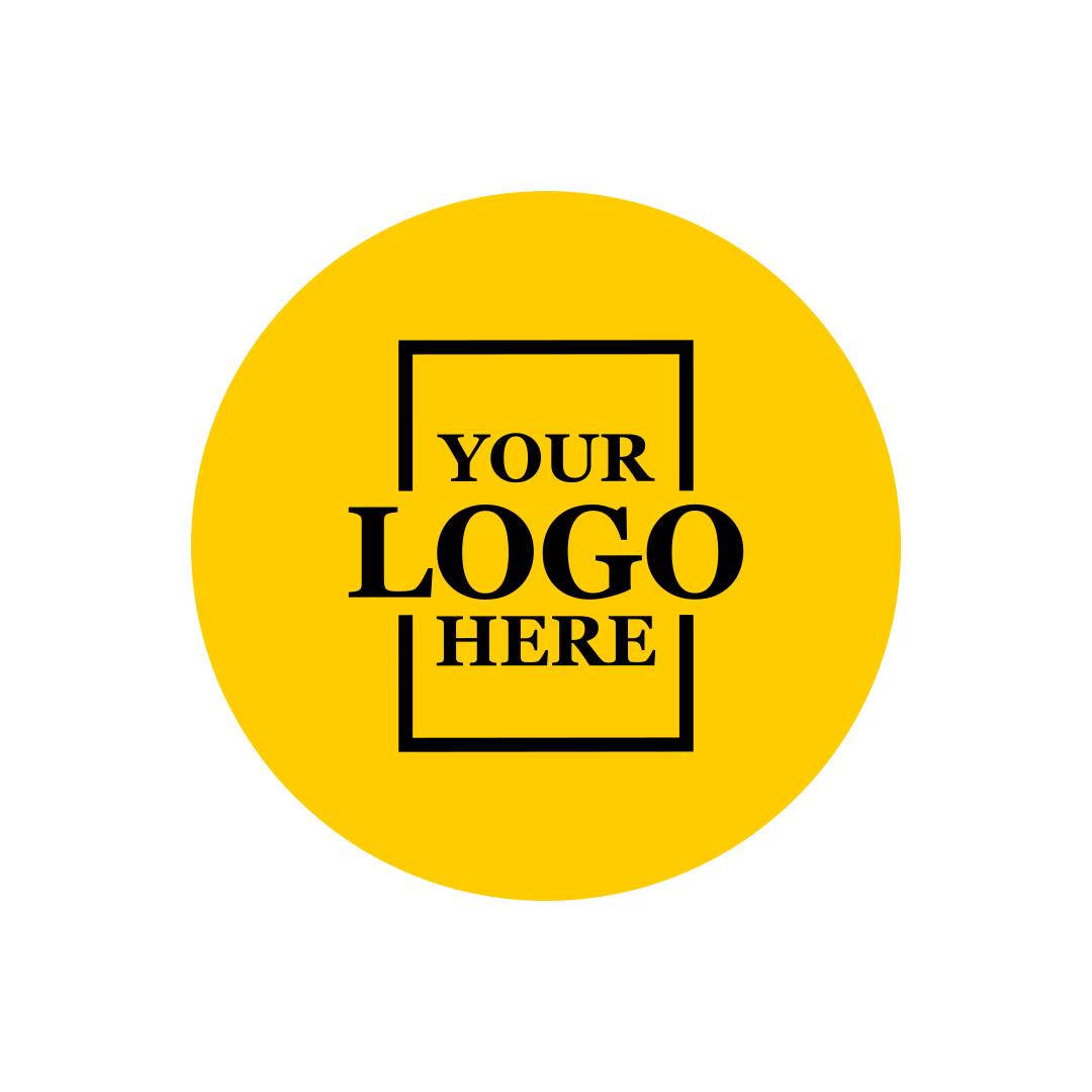 Real estate promotional gift of custom branded pop sockets in yellow with black printing