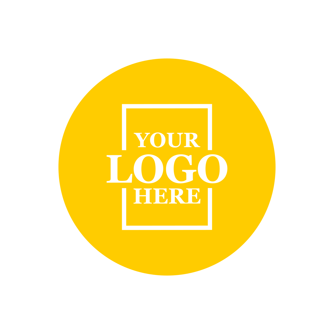 Real estate promotional gift of custom branded pop sockets in yellow with white printing