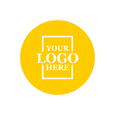 Real estate promotional gift of custom branded pop sockets in yellow with white printing