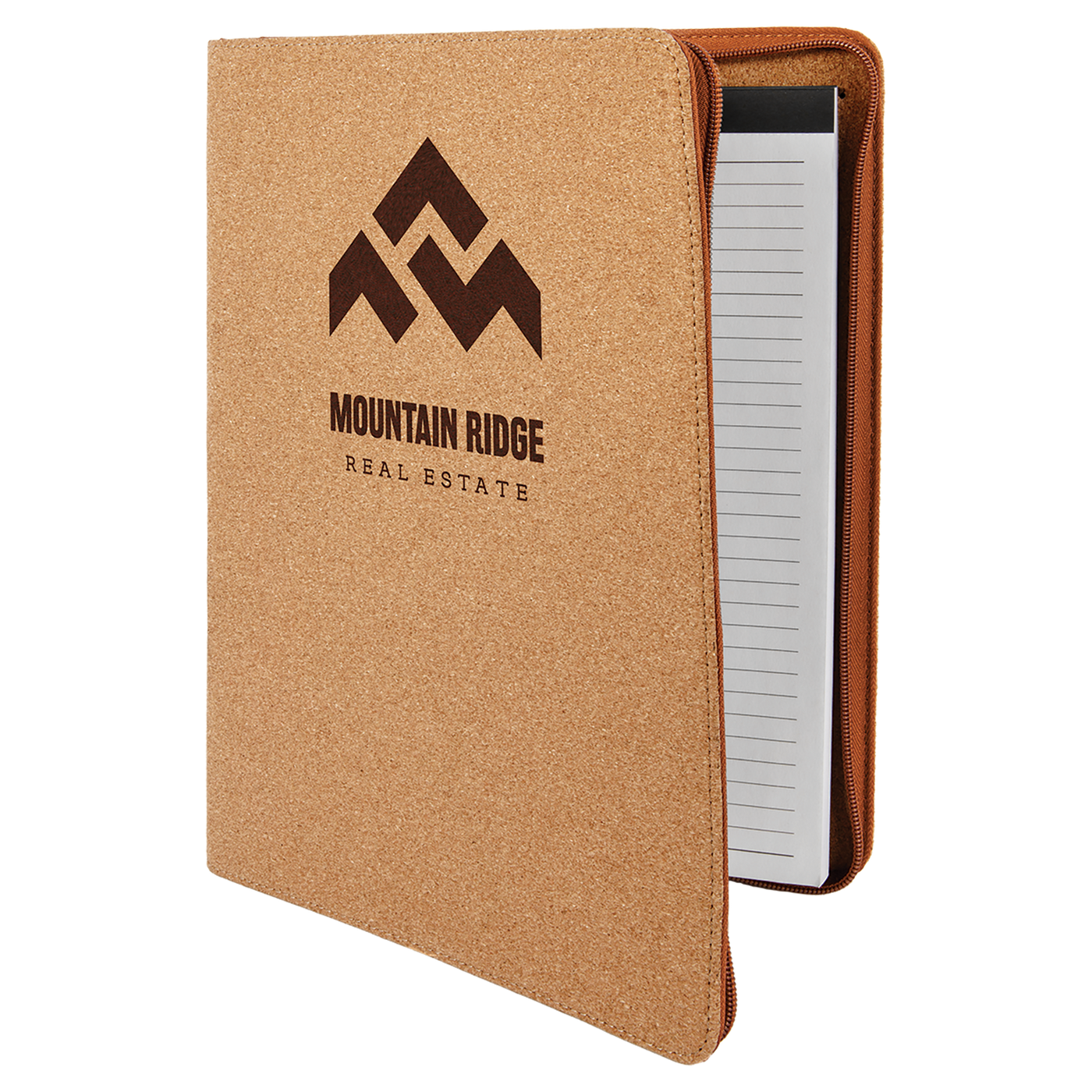 Leatherette Notepad Branded Leatherette Portfolio with Notepad for Realtors | Custom ...